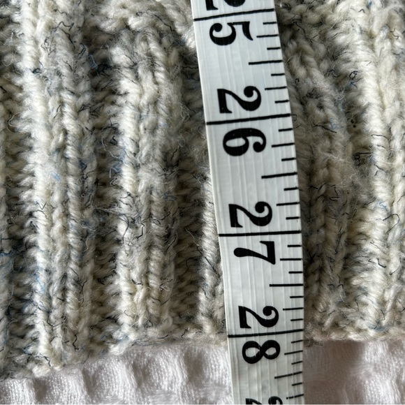 Handmade Textured Wool Blend Sweater Fisherman Coastal Oversized Rory Gilmore - Picture 8 of 8